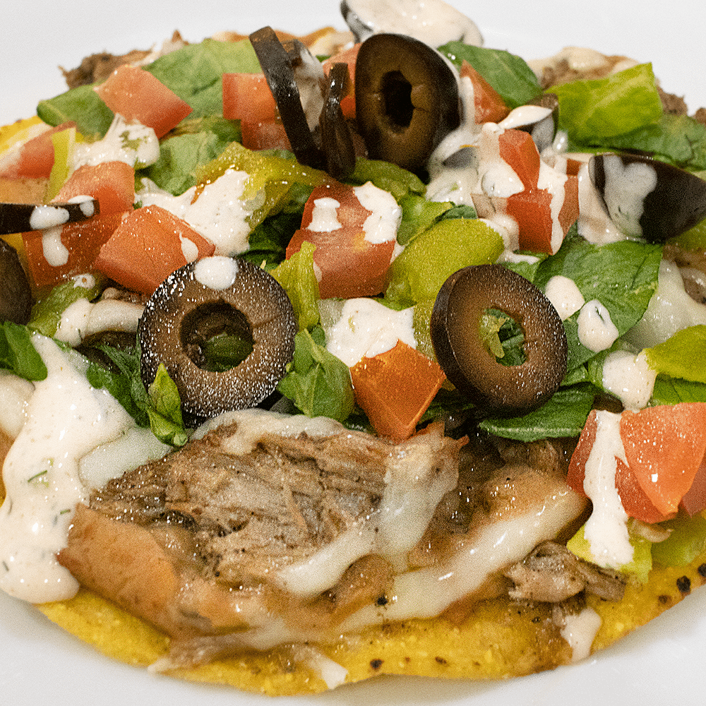 Gluten-free Instant Pot pulled pork tostada