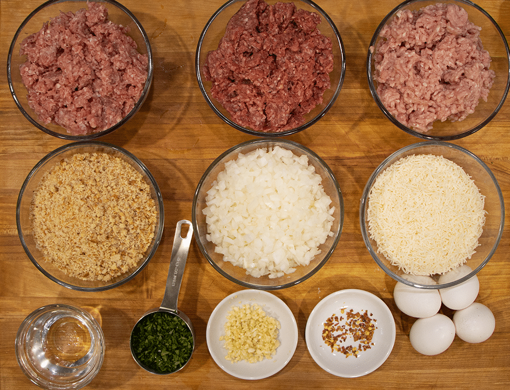 gluten free mise en place meatballs