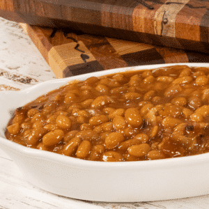 gluten free dairy free semi homemade baked beans square