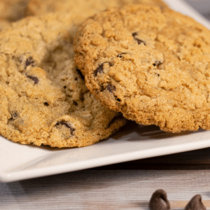 gluten free dairy free chocolate chip cookies square