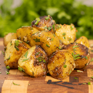 gluten free dairy free grilled mustard potatoes square