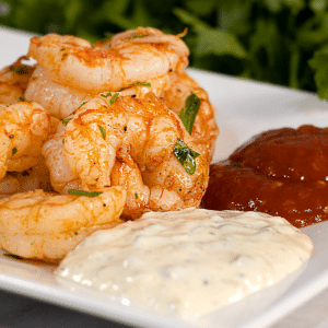 gluten free dairy free seafood sauces and grilled shrimp square
