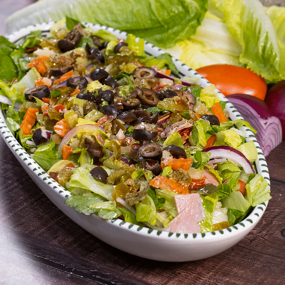 Gluten-free dairy-free Italian chopped salad