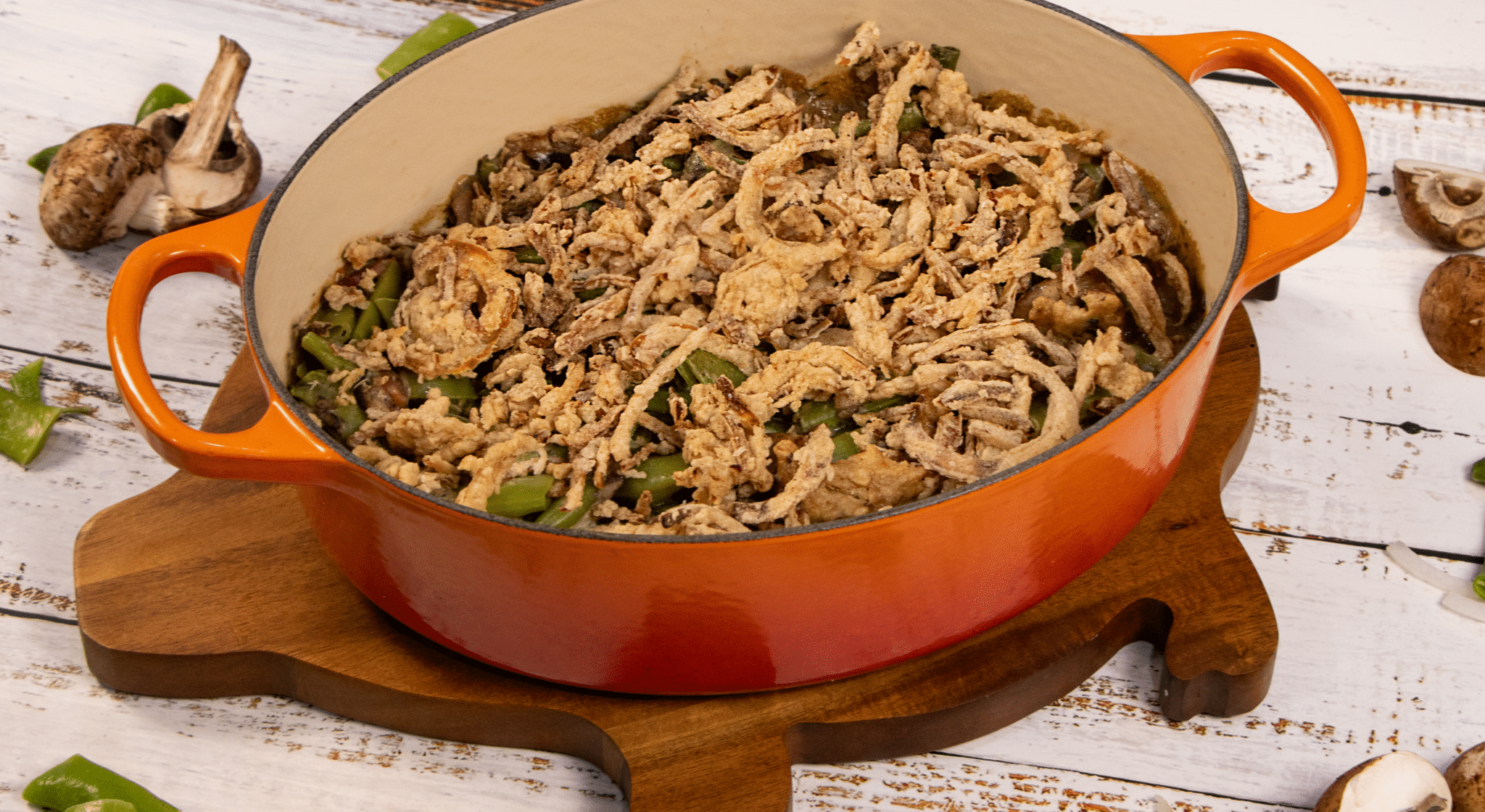 Gluten-free, Dairy-free Thanksgiving Green Bean Casserole Recipe