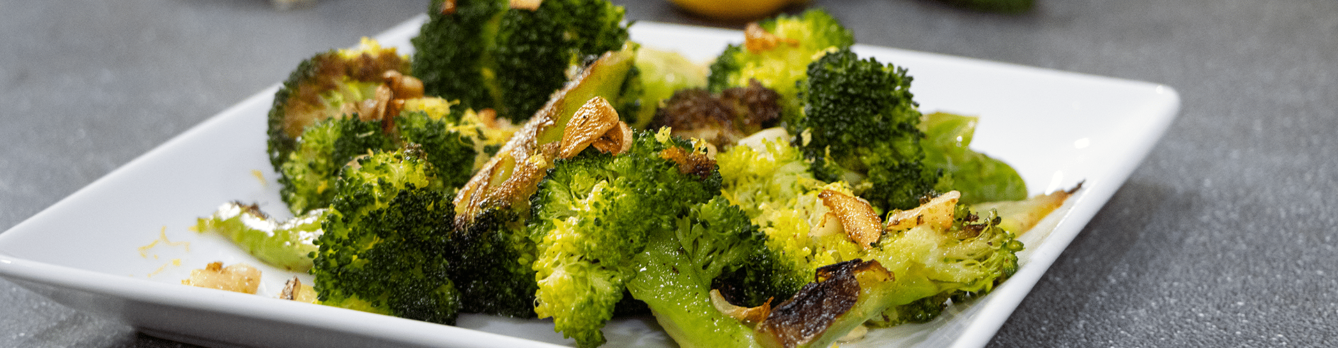 gluten free dairy free caramelized garlicky broccoli full 01