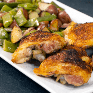 gluten free dairy free one pot chicken green beans meal square