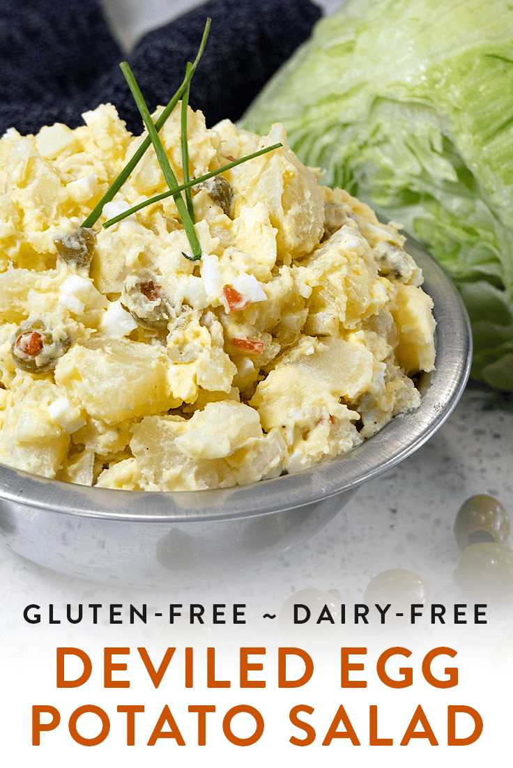 Gluten-Free, Dairy-Free Deliciously Unique Deviled Egg Potato Salad Recipe