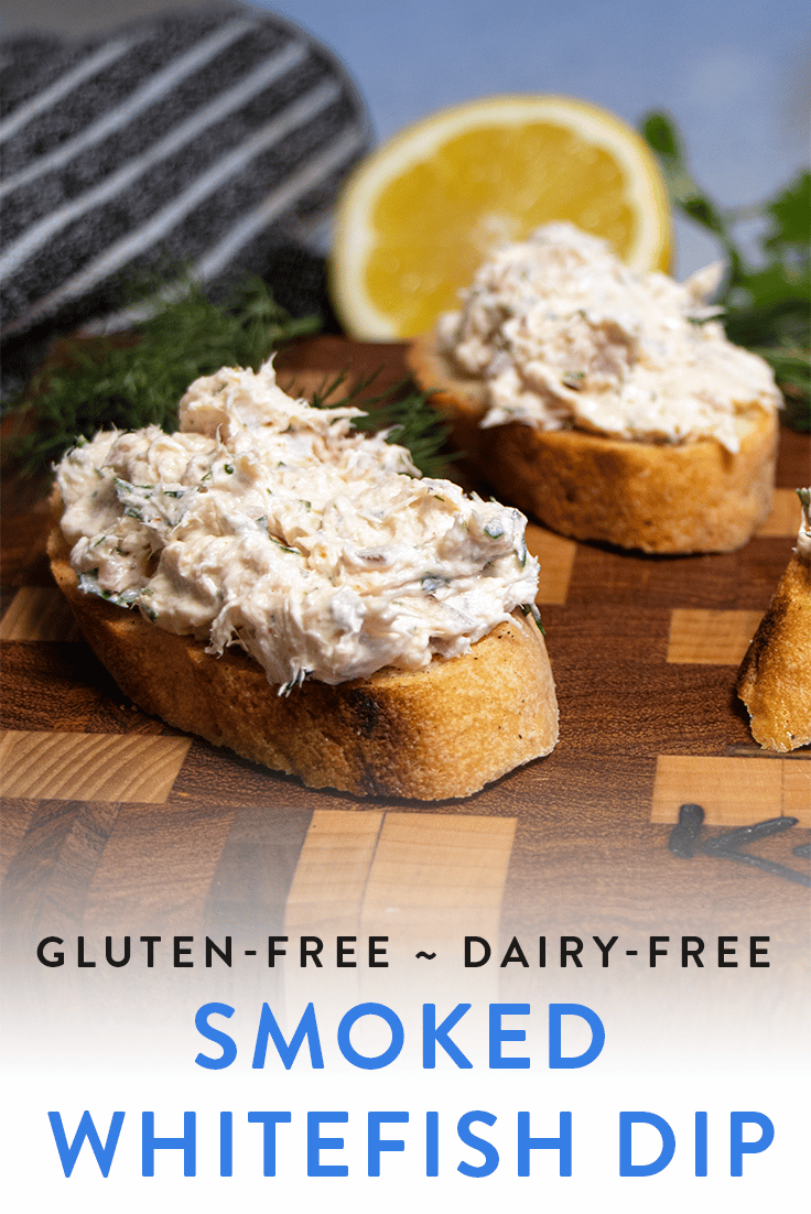 Gluten-Free, Dairy-Free Luscious and Creamy Smoked Whitefish Dip Recipe