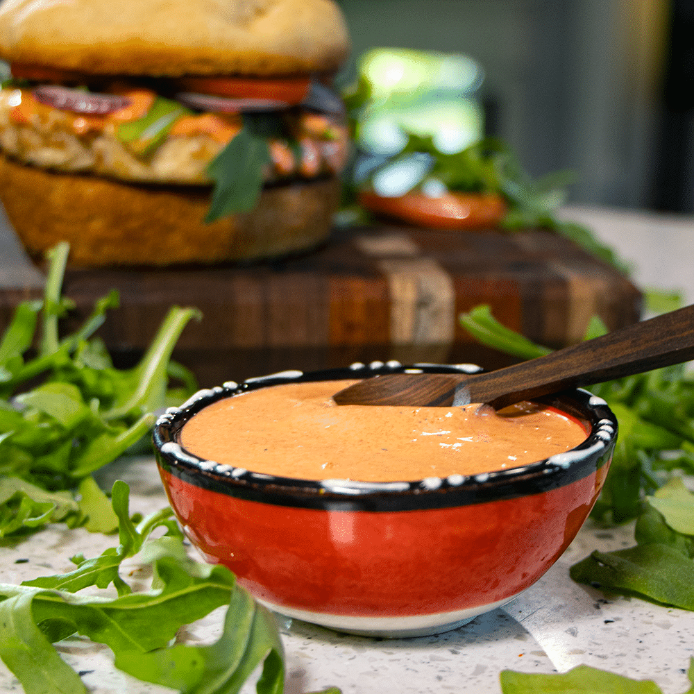 Gluten-free dairy-free roasted red pepper sauce